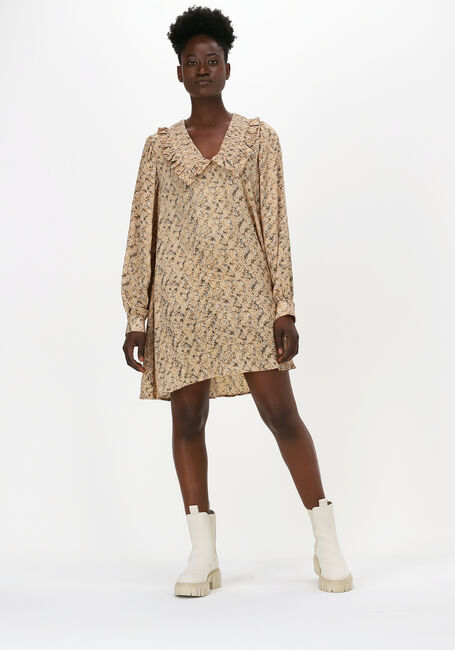Beige SISSEL EDELBO Mini jurk BERLIN DRESS - large