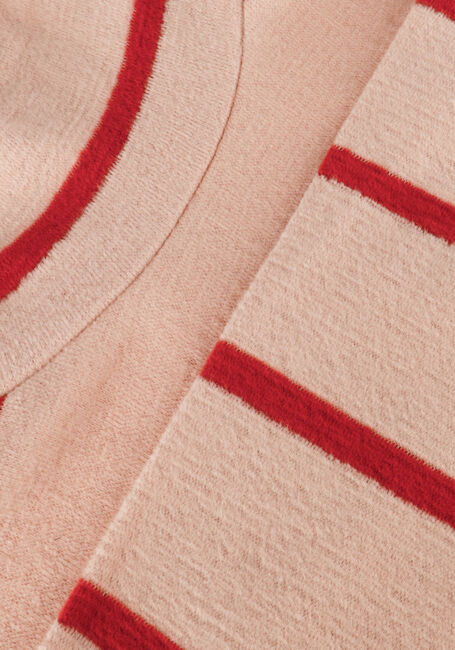 Roze PLAY UP Coltrui STRIPED JERSEY SWEATER COL - large