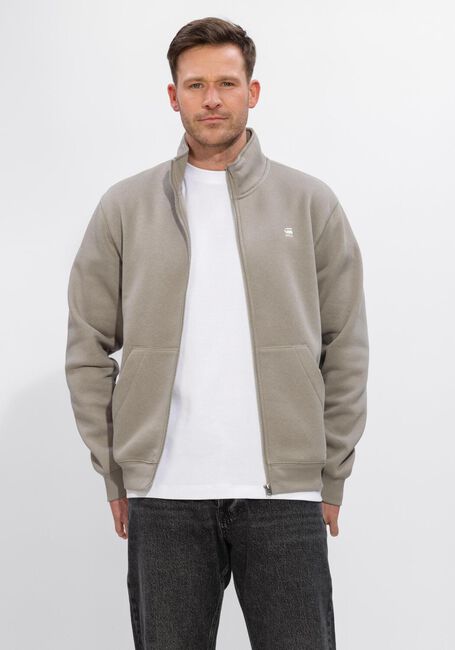 Beige G-STAR RAW Vest PREMIUM CORE TRACK JKT SW - large