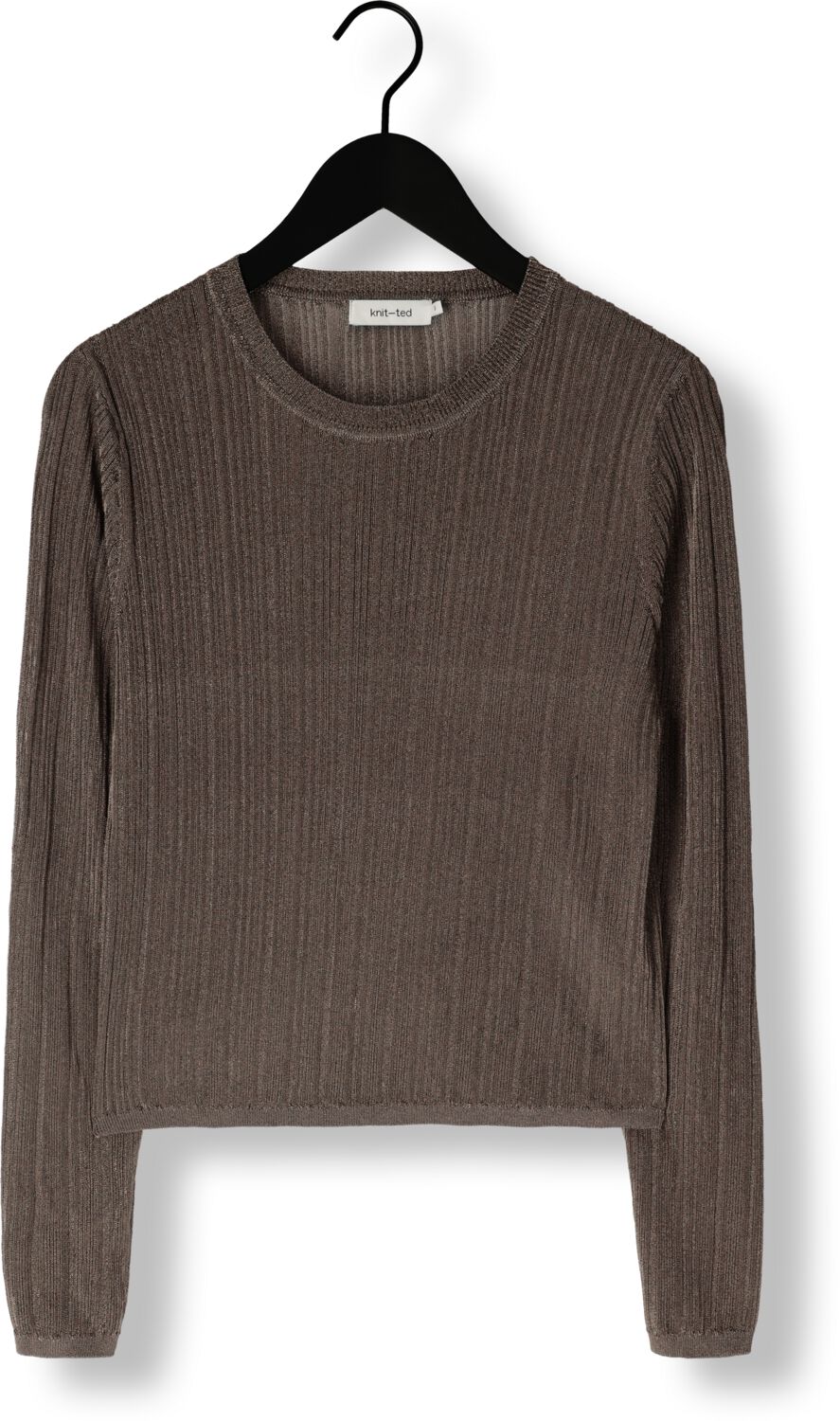 KNIT-TED Dames Tops & T-shirts Elke Taupe