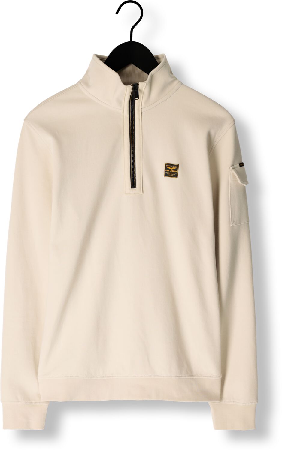 PME LEGEND Heren Truien & Vesten Half Zip Collar Interlock Jersey Groen