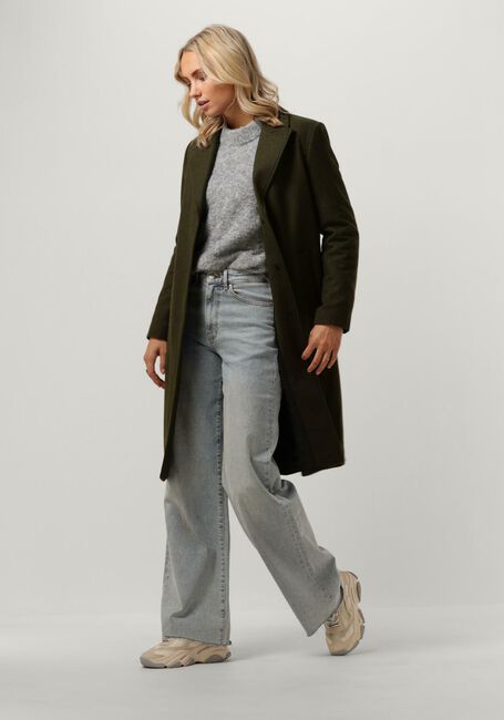 Groene SELECTED WOMEN Mantel SLFALMA WOOL COAT - large
