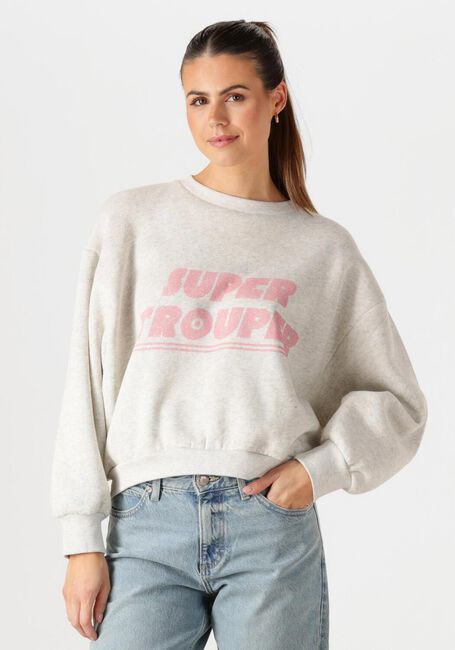 Lichtgrijze BY-BAR Sweater BIBI TROUPER SWEATER - large