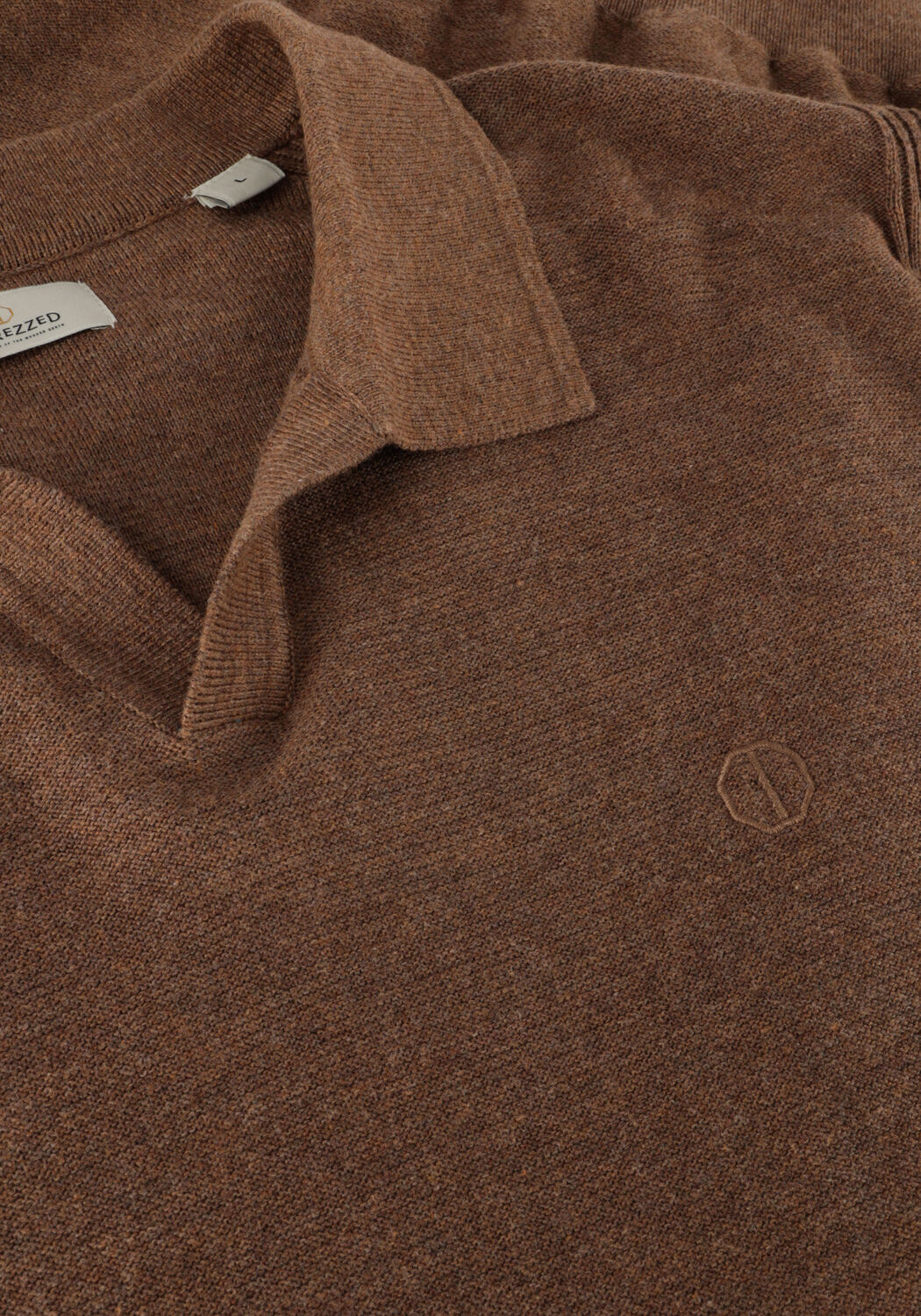 Bruine DSTREZZED Polo DS_MERCURY SHORT SLEEVE POLO - large