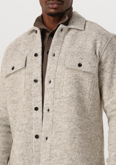 Lichtgrijze GENTI Overshirt EAGLE RELAXED FIT - large