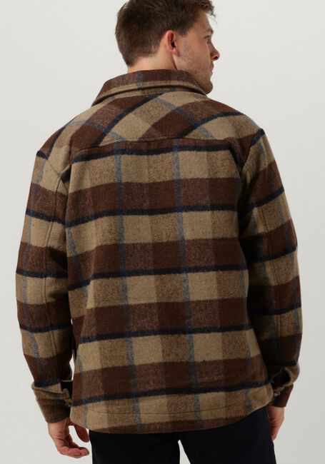 Bruine SELECTED HOMME Overshirt SLHARCHIVE OVERSHIRT B NOOS - large