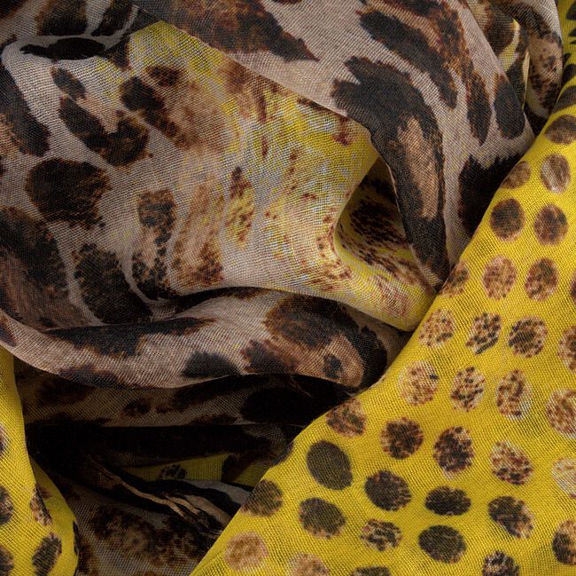 Gele ROMANO SHAWLS AMSTERDAM Sjaal SHAWL ANIMAL Gele ROMANO SHAWLS AMSTERDAM Sjaal SHAWL ANIMAL - large