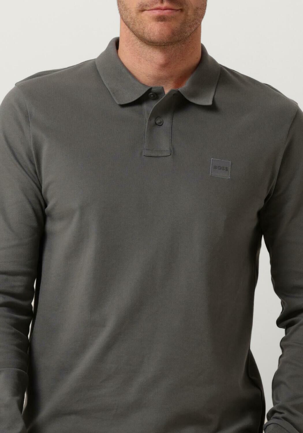 BOSS ORANGE Heren Polo's & T-shirts Passerby Donkergrijs