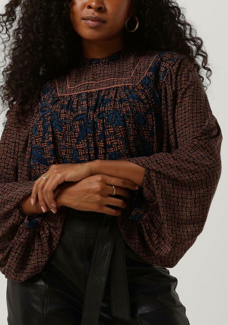 Bruine IDANO Blouses REGINE - large