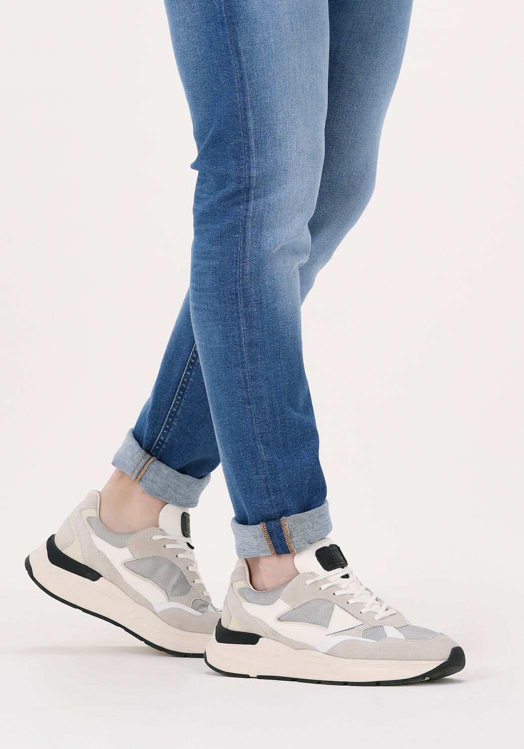 Dl Sport veterschoen - sneaker wit - damesschoenen | Schoenen Mayfair