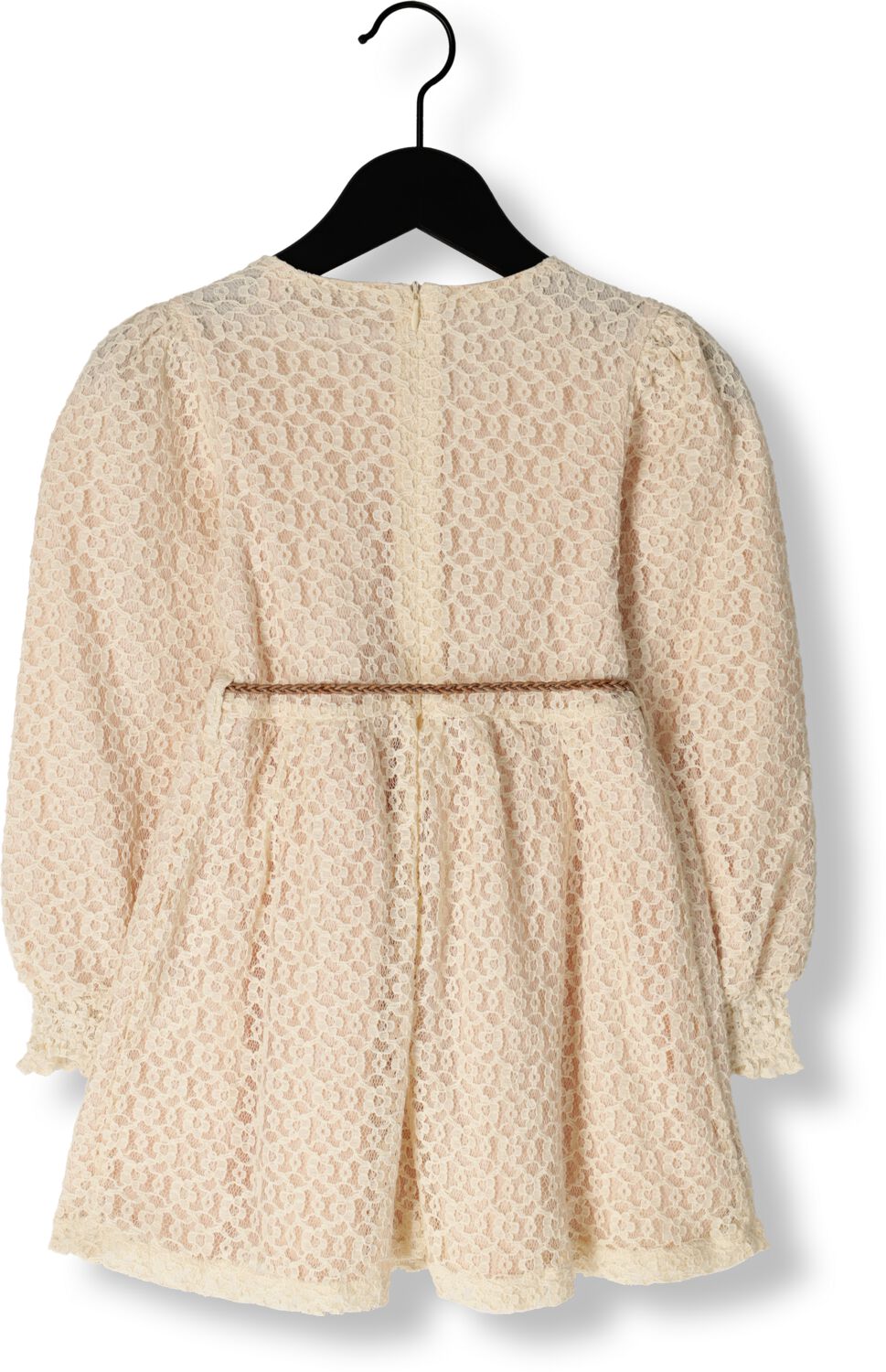 NONO Meisjes Jurken Milly Lace Dress Beige