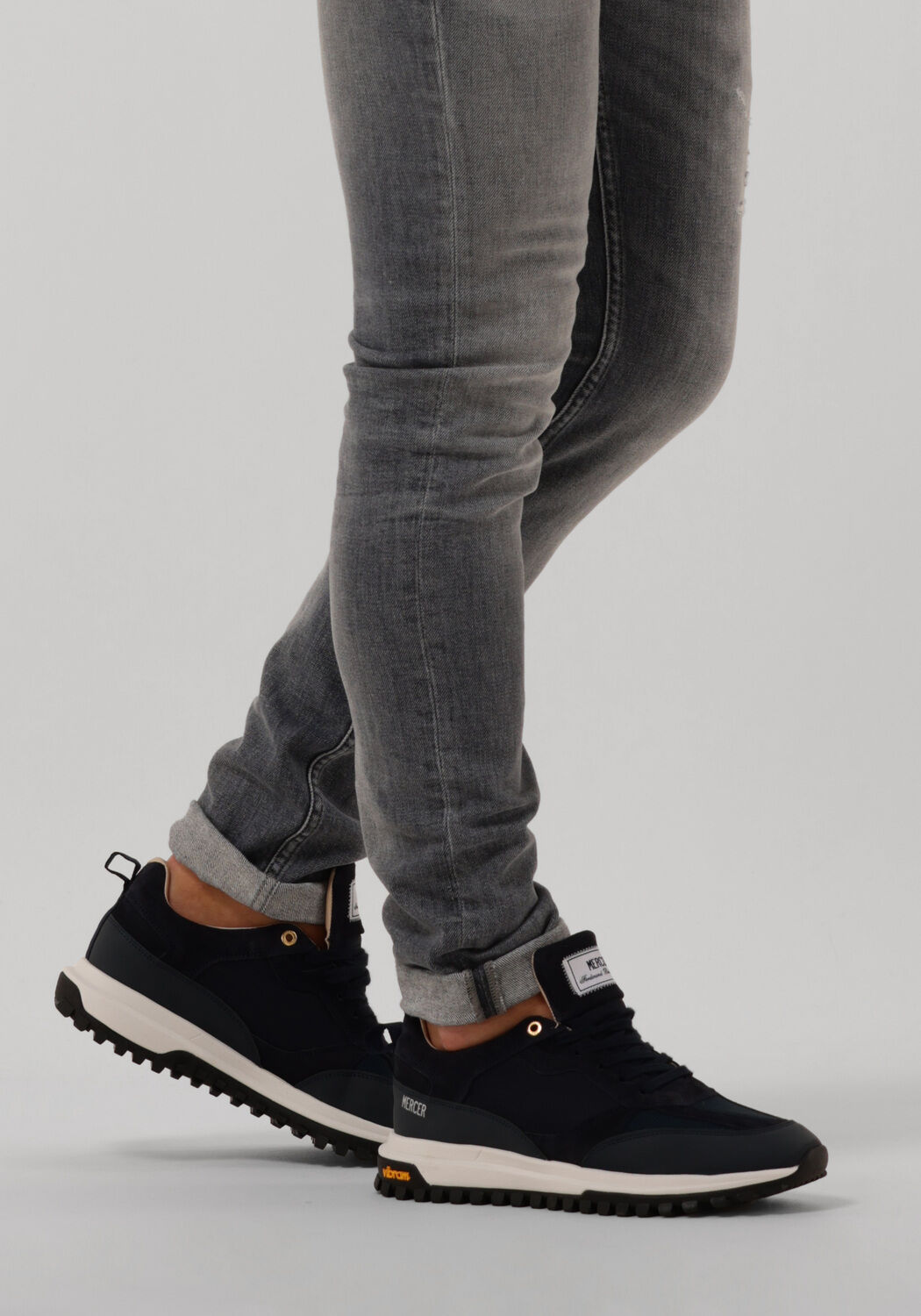 Blauwe MERCER AMSTERDAM Lage sneakers THE GLOBE - large