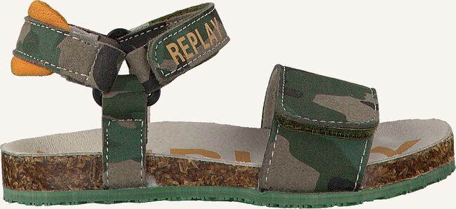 Groene REPLAY Platte sandalen HARRICANE CAMO Groene REPLAY Platte sandalen HARRICANE CAMO - large