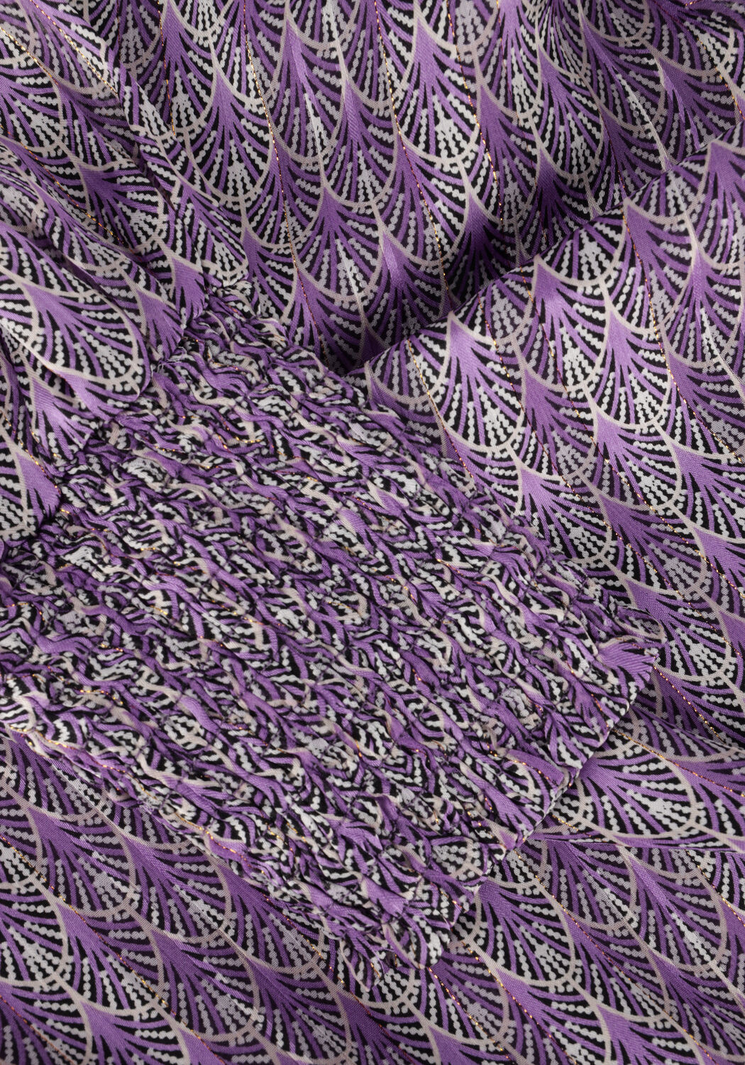 Paarse CO'COUTURE Maxi jurk VIRIL FLOOR DRESS - large