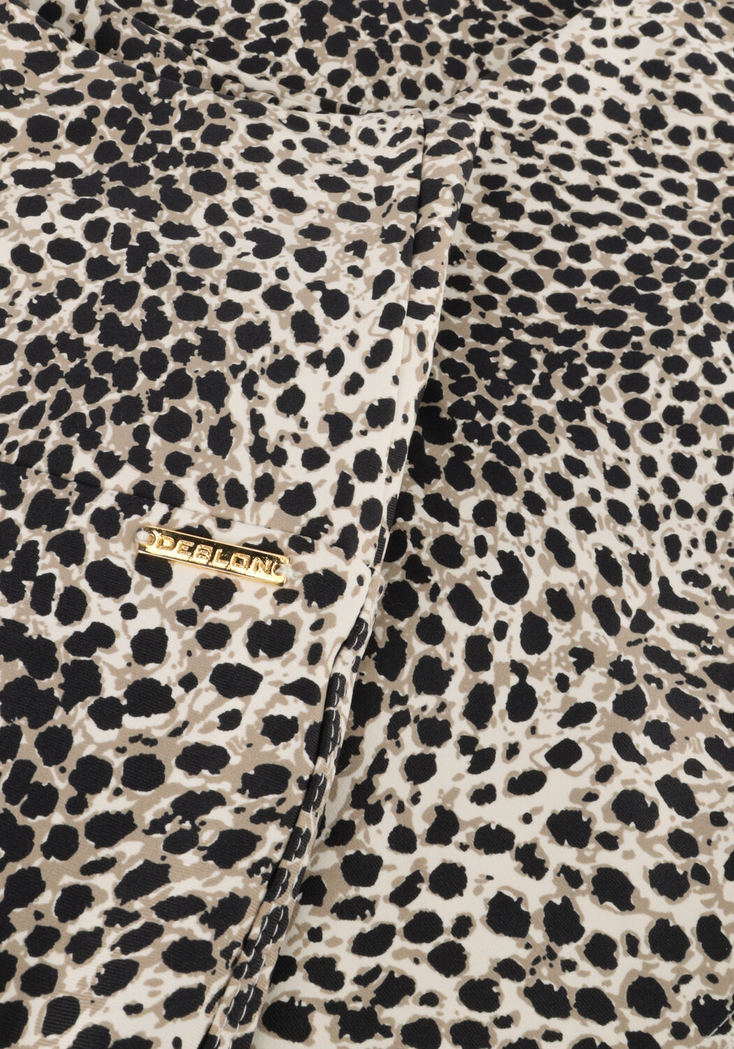 Bruine DEBLON SPORTS Flared broek CELINE FLARED LEGGINGS - large