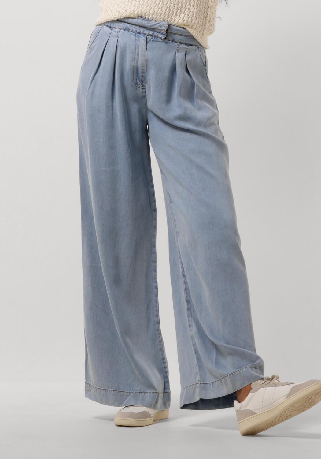 AAIKO Dames Broeken Frederique Tencel Ten 520 Donkerblauw