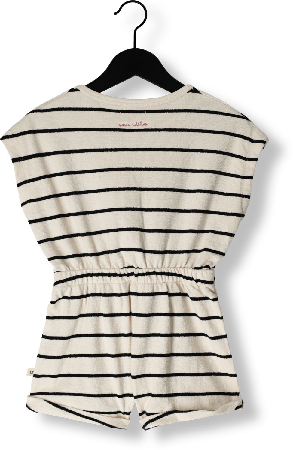 YOUR WISHES Meisjes Jumpsuits Stripes Front Tie Playsuit Ecru