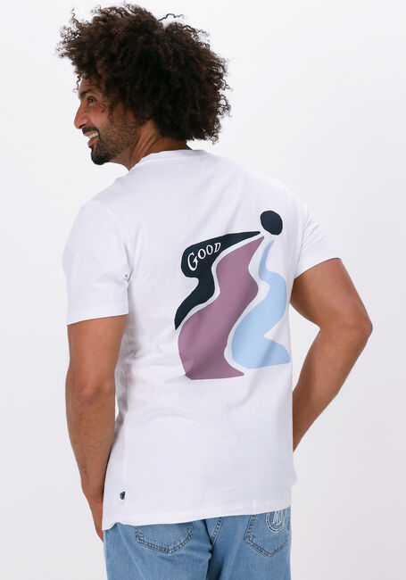 Witte THE GOODPEOPLE T-shirt TEX - large