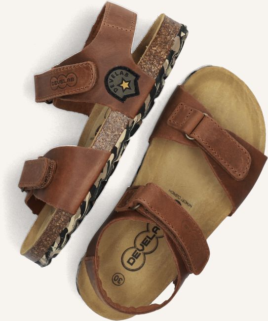 Cognac DEVELAB Sandalen 48319 Cognac DEVELAB Sandalen 48319 - large