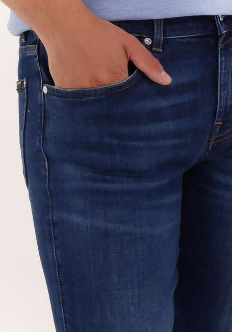 Donkerblauwe 7 FOR ALL MANKIND Slim fit jeans SLIMMY TAPERED STRETCH TEK ESSENTIAL - large