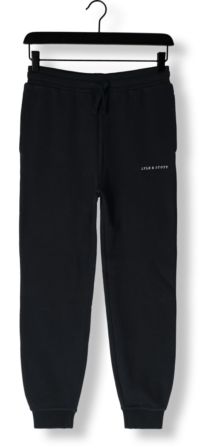 LYLE & SCOTT Jongens Broeken Script Embroidered Sweatpant Donkerblauw