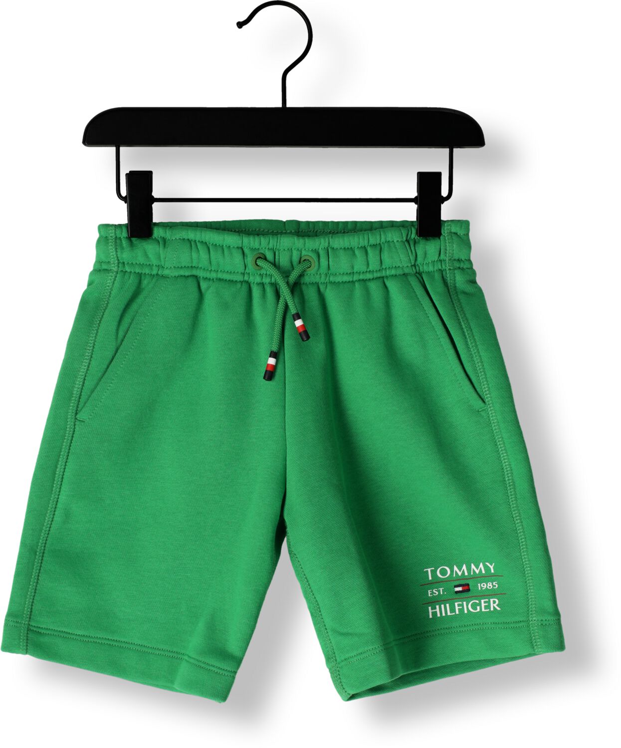 TOMMY HILFIGER Jongens Broeken Tommy Flag Hilfiger Sweatshort Groen