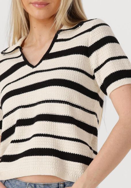 Multi ROUGE EDIT T-shirt ROUAGNES SS V-NECK KNIT TOP - large