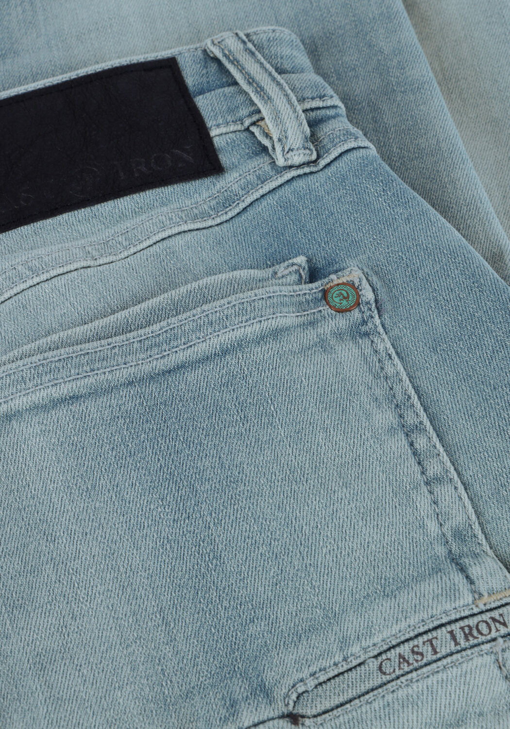 Blauwe CAST IRON Tapered jeans SHIFTBACK TAPERED FADED GREEN TONE - large