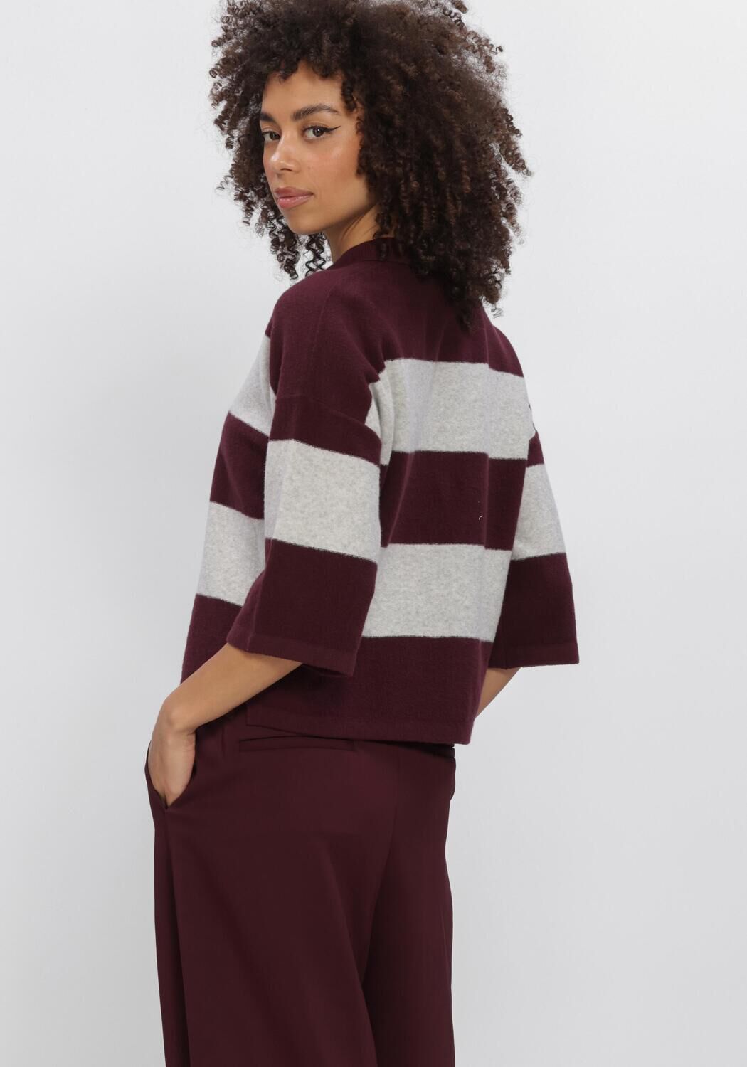 Bordeaux PENN & INK Trui W26B423 - large