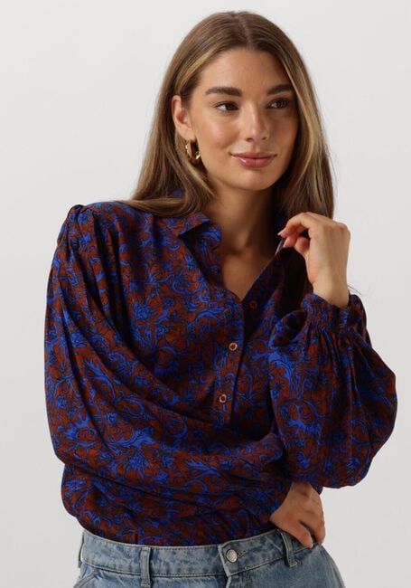 Blauwe YDENCE Blouses BLOUSE ALYSSA - large