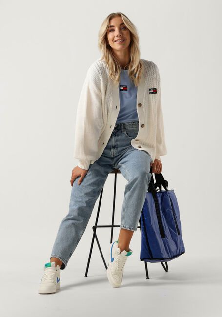 Witte TOMMY JEANS Vest TJW BADGE CARDIGAN - large