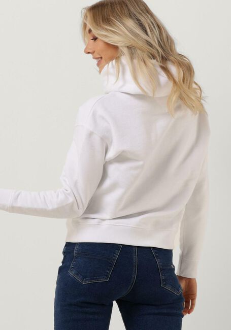 Witte TOMMY JEANS Sweater TJW TOMMY CENTER BADGE HOODIE - large