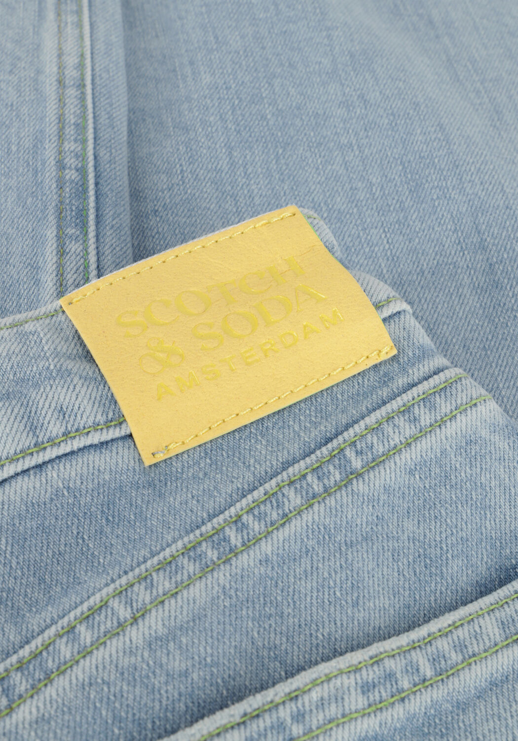 Blauwe SCOTCH & SODA Wide jeans THE WAVE HIGH RISE SUPER WIDE JEANS - SWEET THING - large