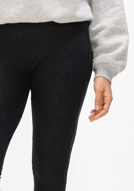 Zwarte ALIX THE LABEL Broeken LADIES KNITTED ALIX JACQUARD LEGGING - large