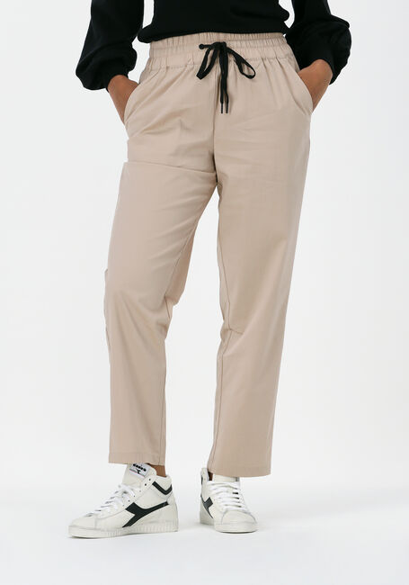 Zand MSCH COPENHAGEN Wijde broek LANA ANKLE PANTS - large