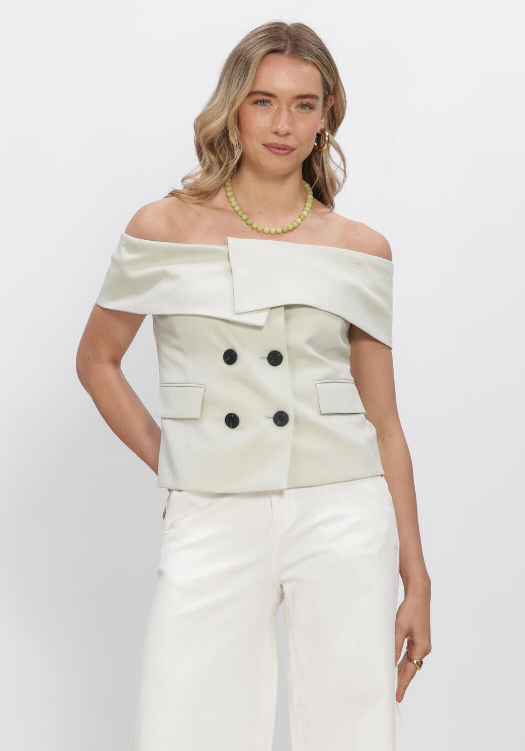 Groene COPENHAGEN MUSE Gilet CMIVANNA-WAISTCOAT - large