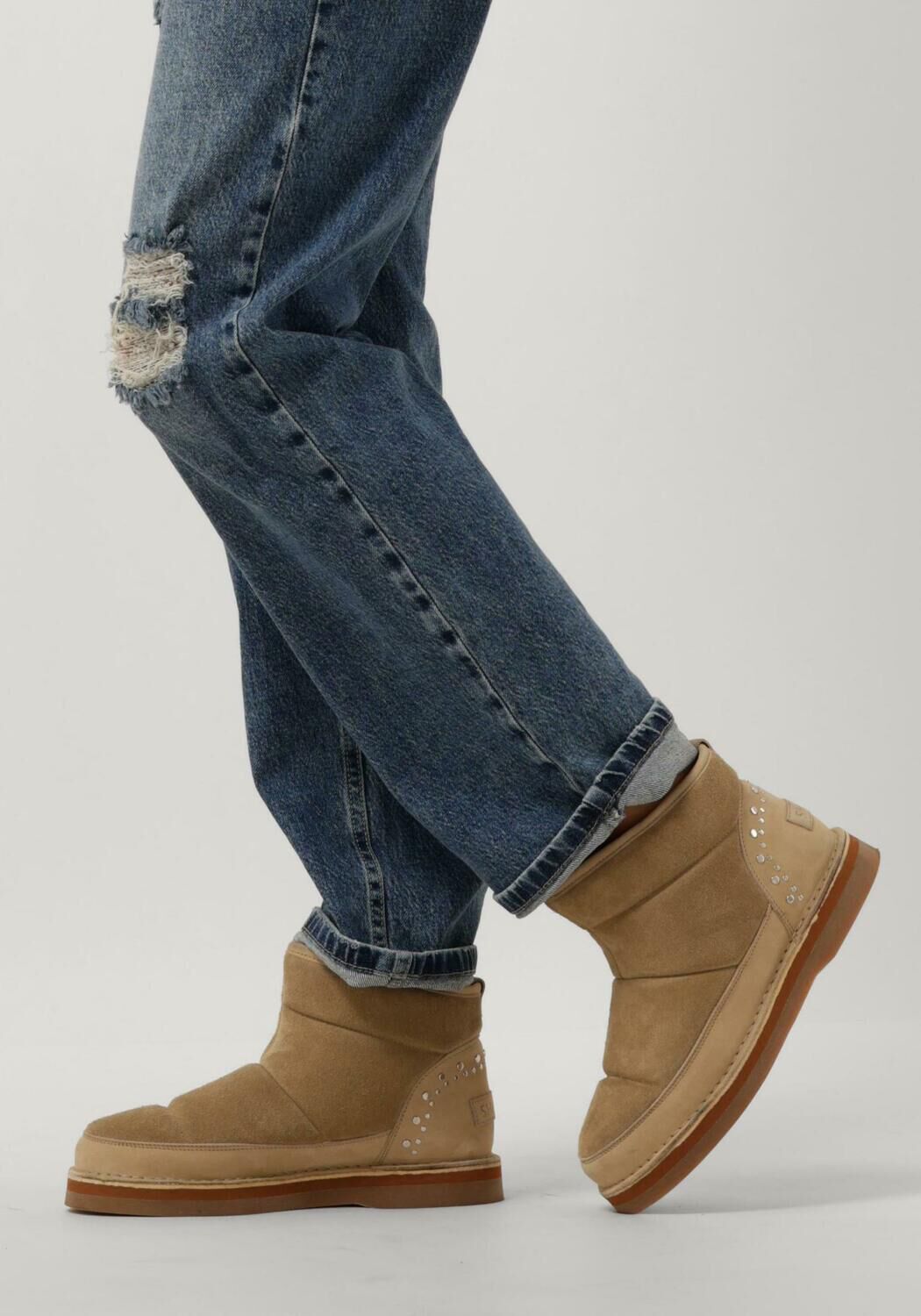 Beige SHABBIES BY WENDY Enkelboots WENDY MOON - large