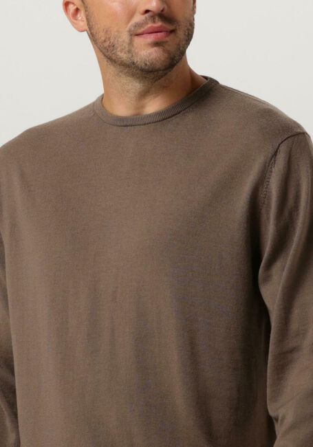 Bruine PROFUOMO Trui PULLOVER CREW NECK - large