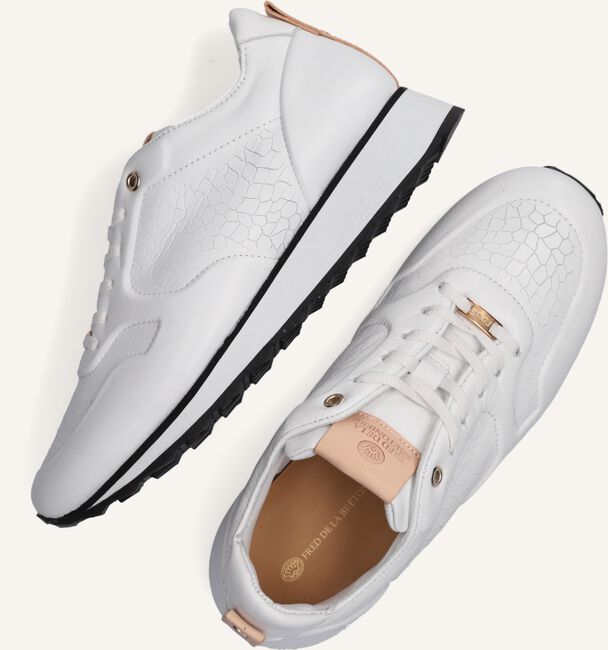 Witte FRED DE LA BRETONIERE Lage sneakers 101010201 Witte FRED DE LA BRETONIERE Lage sneakers 101010201 - large