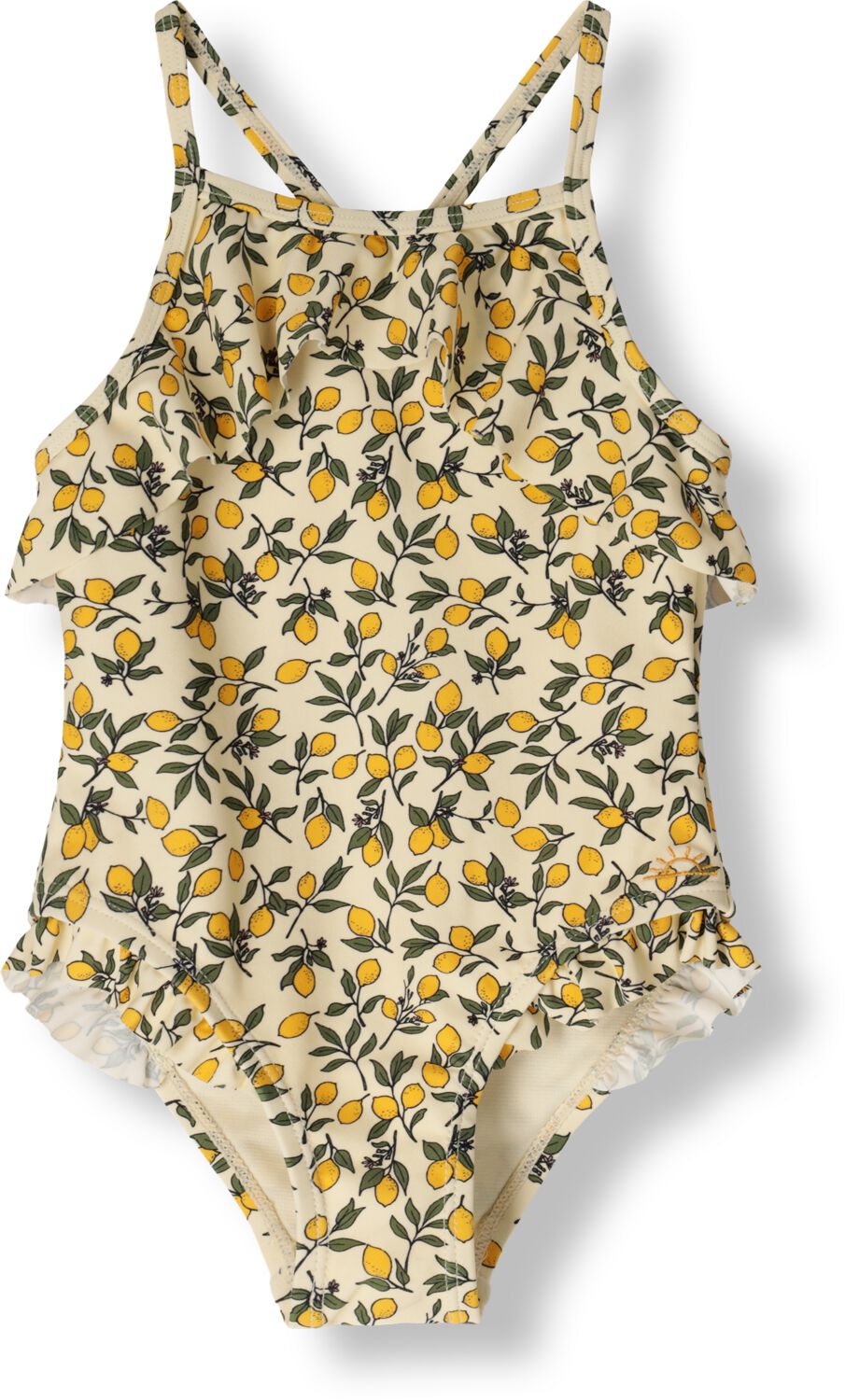 SALTED STORIES Meisjes Zwemkleding Lemons Swimsuit Beige