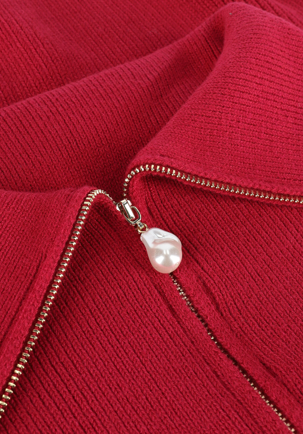 Rode CATWALK JUNKIE Trui KN CERISE - large