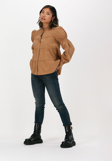 Camel LEVETE ROOM Blouses ISLA SOLID 15 Camel LEVETE ROOM Blouses ISLA SOLID 15 - large