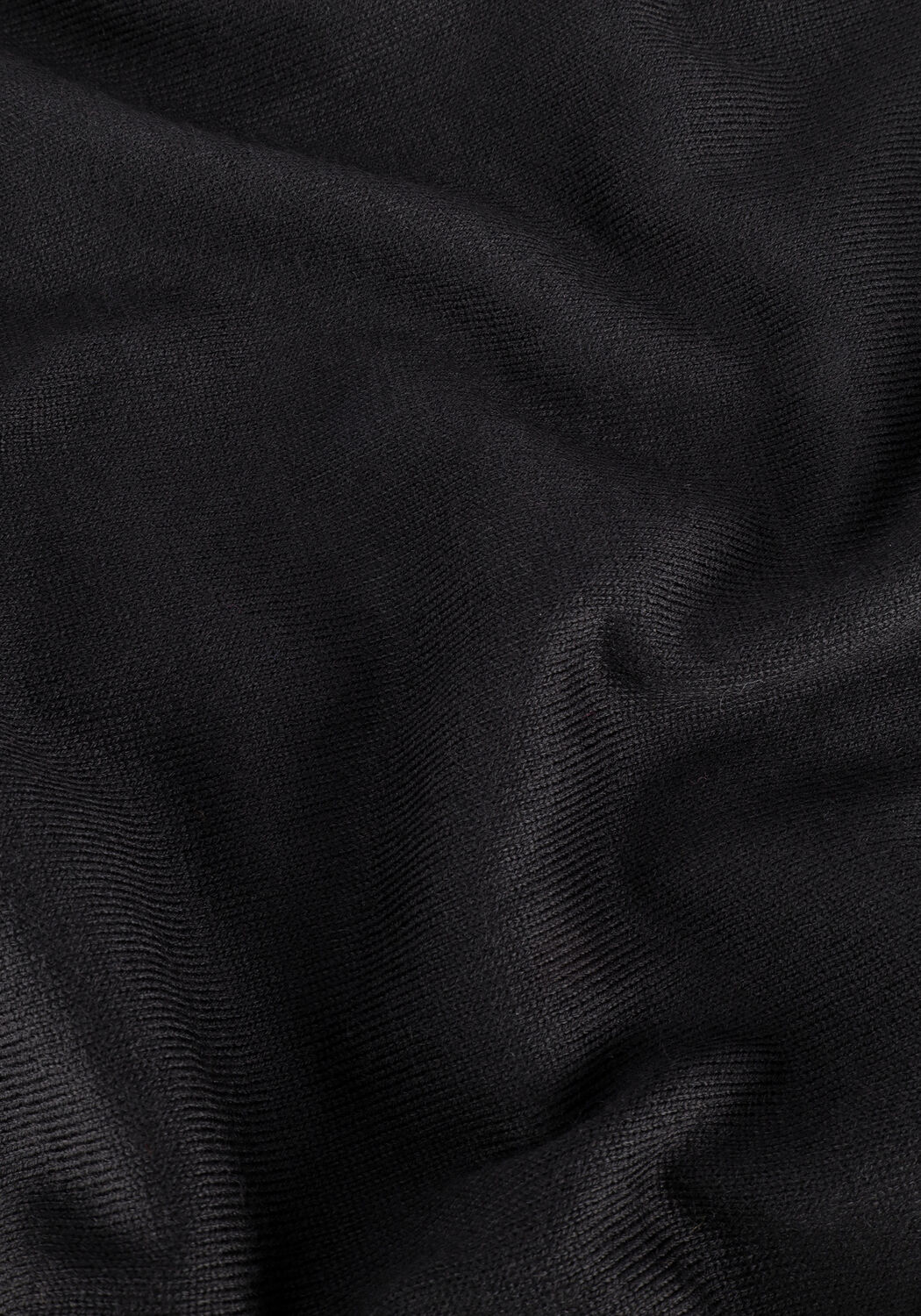 Zwarte SELECTED MEN Coltrui TOWN MERINO COOLMAX KNIT ROLL B - large