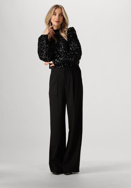 Zwarte NUKUS Top STELLA TOP PAILLET - large