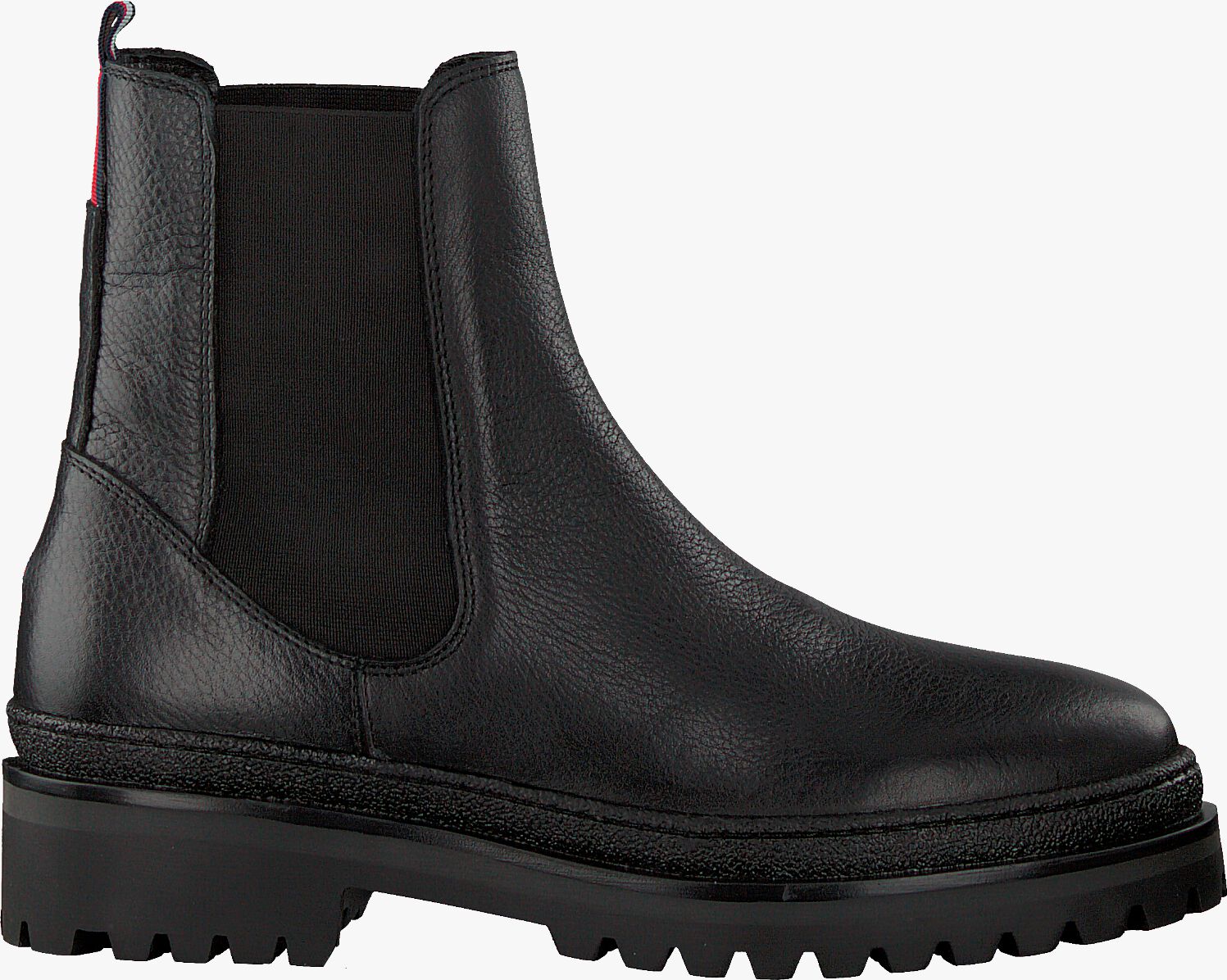Damen tommy hilfiger warm lined chelsea boots in schwarz clearance