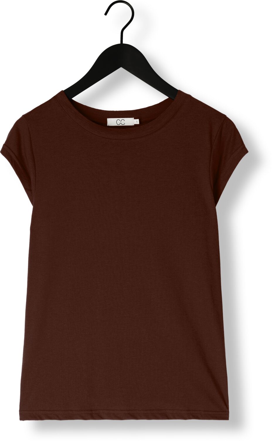 CC HEART Dames Tops & T-shirts Basic T-shirt Bruin