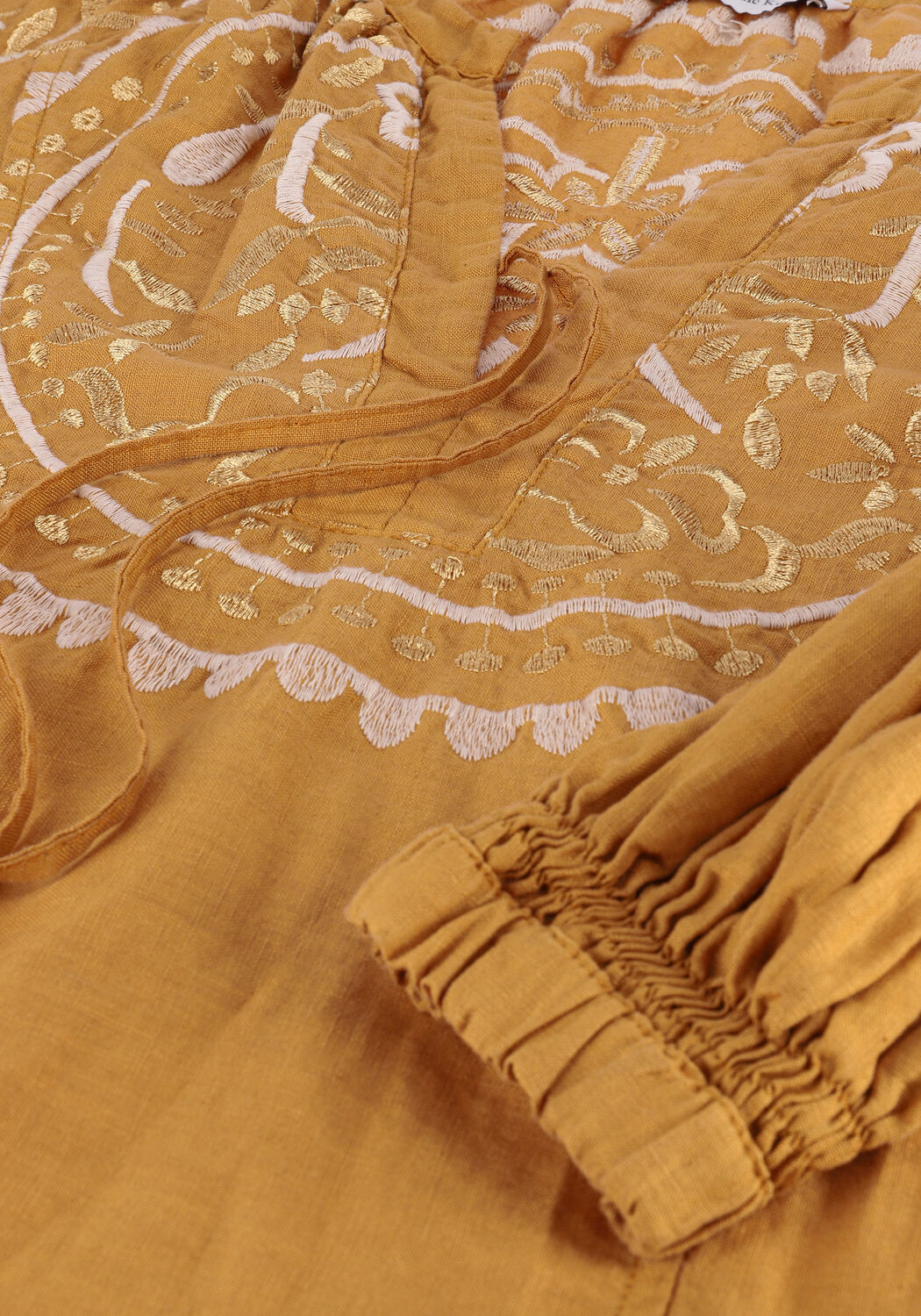 Gele GREEK ARCHAIC KORI Mini jurk SHORT DRESS PAISLEY - large