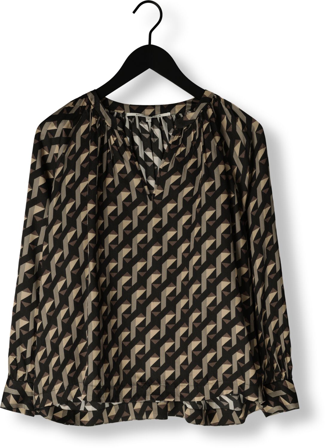 SECOND FEMALE Dames Blouses Hopi Blouse Zwart