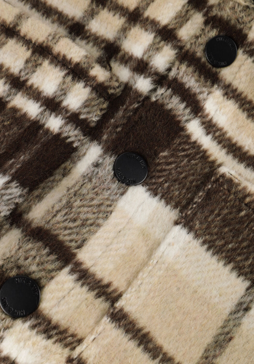 Bruine NIK & NIK Jack LUCAS SHIRT JACKET - large