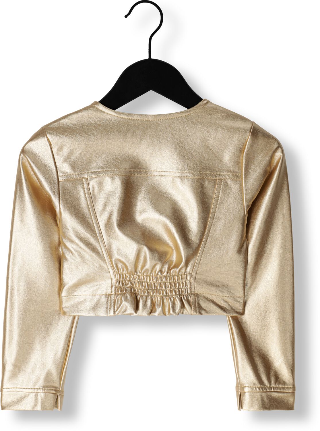 LIKE FLO Meisjes Jassen Imi Leather Jacket No Collar Goud